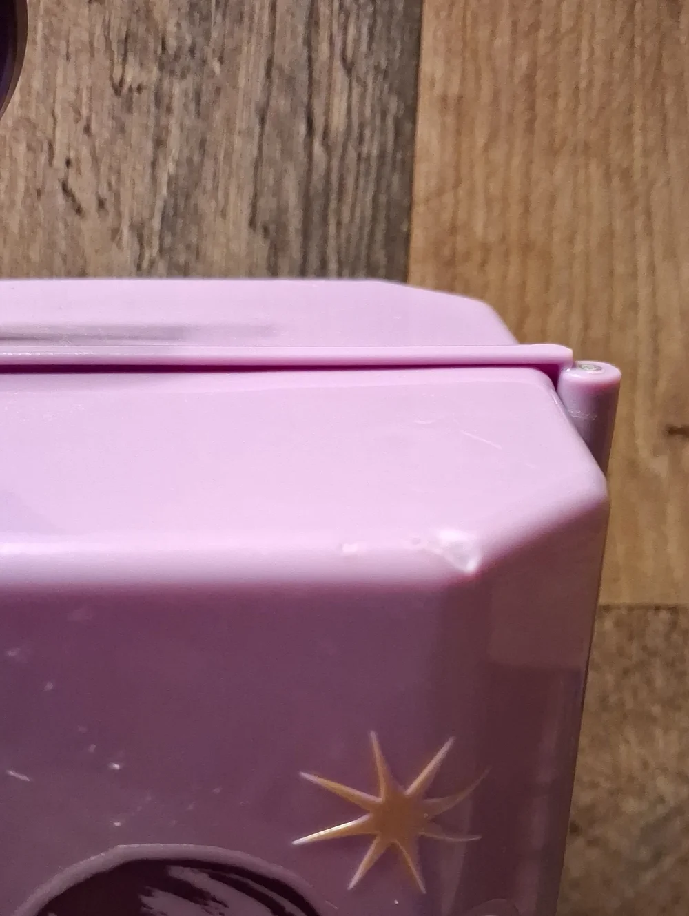 2007 Disney Hannah Montana Purple Doll Wardrobe Case